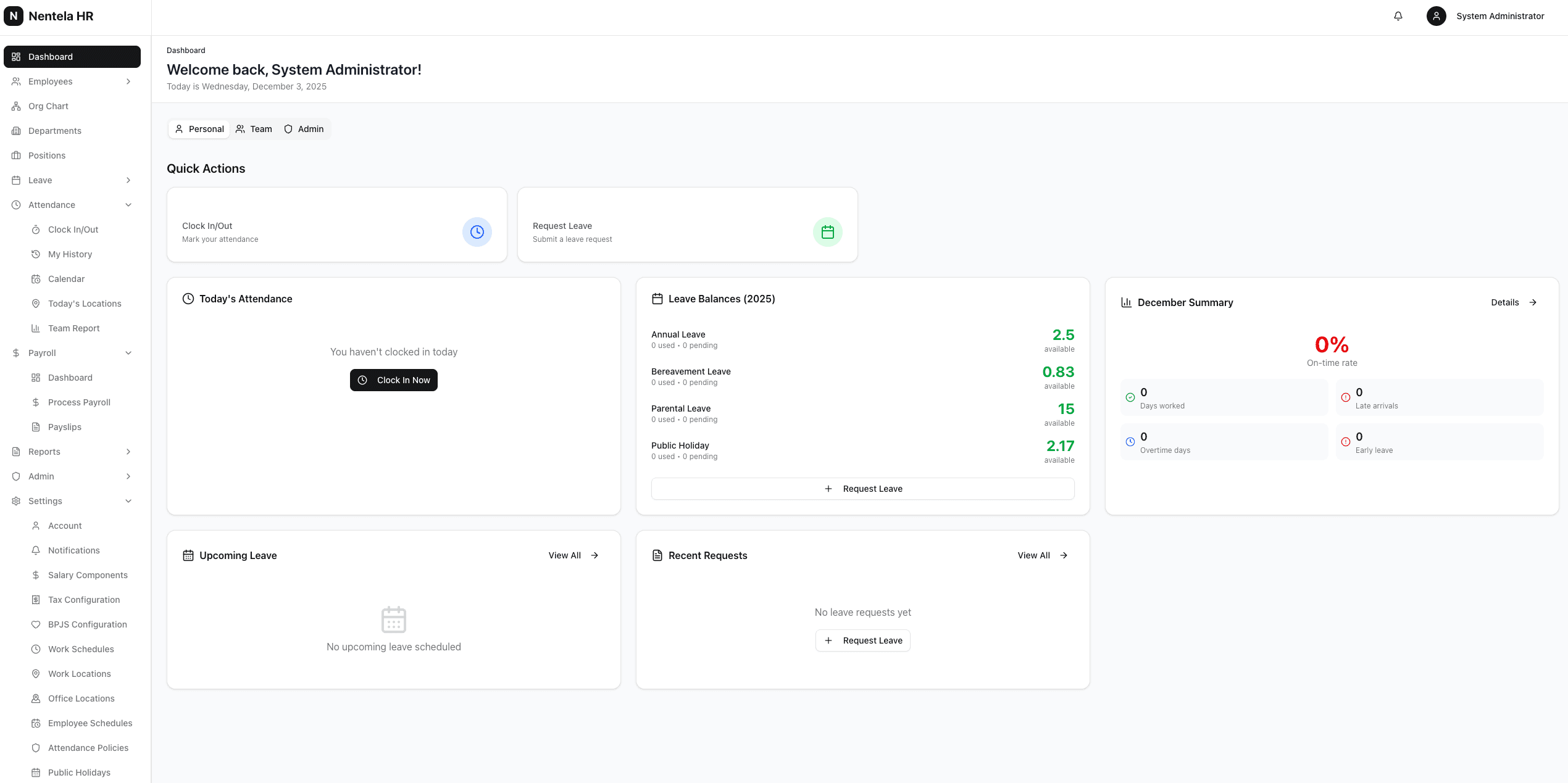 Enterprise HRIS Suite preview